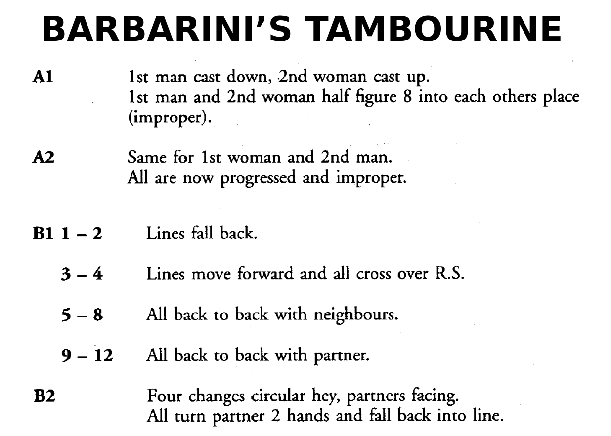 Barbarini's Tambourine (dance)